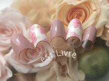 エストリブレ(estLivre)/水彩画フラワー