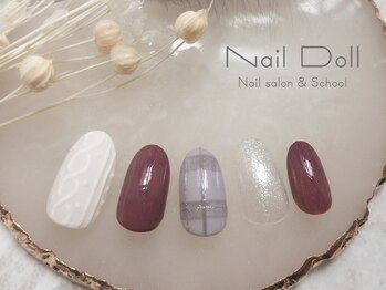 ネイルドール(Nail Doll)/ニット×チェック