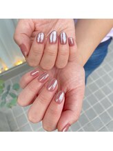 ミントリーフ バイ リート(Mint leaf by Reat)/ホワイトオーロラネイル