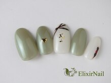 エリクサーネイル 神田(Elixir Nail)/シンプル/クーポン使用