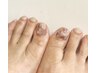 foot ワンカラー＋art1～2本　6100円