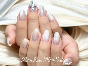 ランラン 池袋(RanRan)/シルバーマグネットネイル