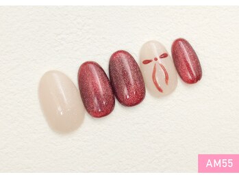 ワンラブネイルズ 池袋店(One Love Nails)/【定額】5490円★　リボン