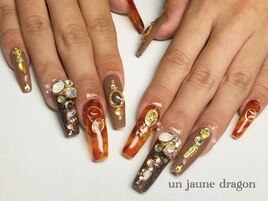 ロング☆秋ネイル