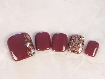 ジーシーネイル(G C nail)/オータムフットネイル