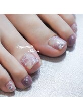 たゆ ネイル(たゆnail)/パラジェルフットフラワーネイル