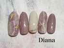 定額ネイル　6980円　A-114