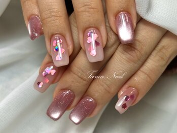 ハートホロネイル