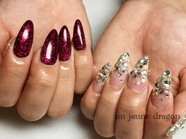 アシメ☆キラキラネイル