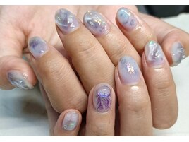 くらげネイル○゜。