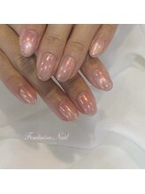 フェミニンネイル(Feminine Nail)/オーロラミラーネイル