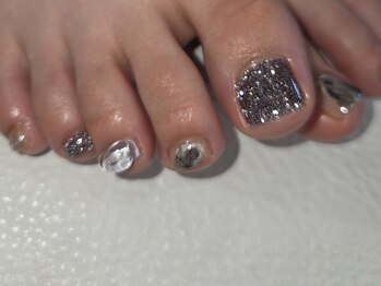 ネイルサロン ユーズ(USE.)/BLACKニュアンス