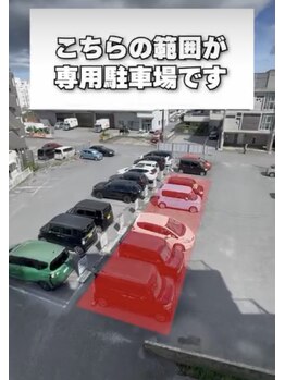 ディークロス(D cross)/2.赤い印の範囲です