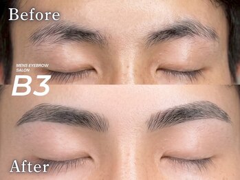 【メンズ眉毛サロン】B'３の写真/【赤羽唯一】掲載記念☆メンズ眉毛 WAX￥3900！骨格分析×黄金比眉で清潔感/好印象/垢抜けを叶える◎