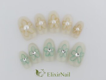 エリクサーネイル 五反田(Elixir Nail)/定額b カジュアル/クーポン使用