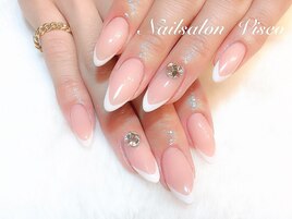 美爪Vカット&フレンチ