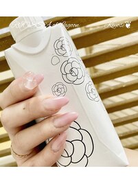 グラデーションｘクリアハート♪