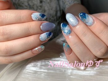 ゆず/ニュアンス海ネイル