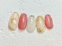 アークネイル 下北沢(urk.nail)/ミラーフラワー