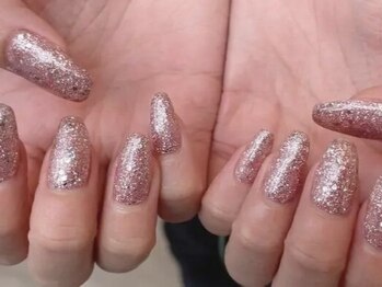 ネイルウィズユー(NAIL With-you.)の写真/《オフ込◇ワンカラーラメジェル・ラメグラ限定¥4,000》ネイル初めての方&仕事で派手ネイルが出来ない方も!