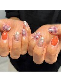 チェックネイル