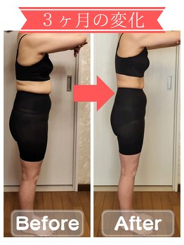 美サロンミユ(美salon miu)/50代、３ヶ月-6.1kg