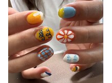 エスネイルサロン(S Nail Salon)/夏ぽっいカラフルニュアンス