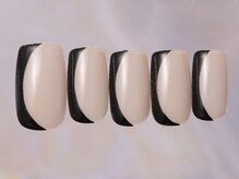 ジェミーネイル シンジュク(Jemiy nail shinjuku)/個性派縦フレンチ¥7980