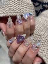 トータルビューティークリア(total beauty clear)/キラキラパーツネイル☆