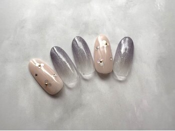 パラジェル登録サロン Nail　care salon Repos　桂の写真/【シンプル派も満足◎】自分らしさを引き出す、こだわりの美フォルム×大人かわいいネイルをご提案♪