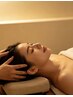 『女性限定』　全身もみほぐし60分＋15分頭、目　5800円　75分コース