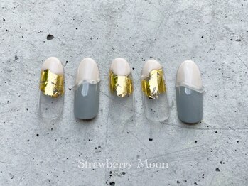 サロンストロベリームーン(Salon Strawberry Moon)/ニュアンスネイル