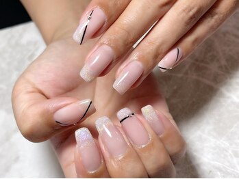 レディグリッター(Lady glitter)/ワンホン風ラインアート