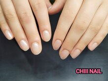 チーネイル(CHIII NAIL)/アシンメトリーワンカラーネイル