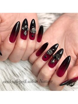 ネイルカレッジアンドサロン ナチュレ(nailcollege&salon NATURE)の写真/長さだし1本から◎折れや欠けで不揃い、爪の形でお悩みの方に◎自然な長さだしですらっと魅せる指先へ♪