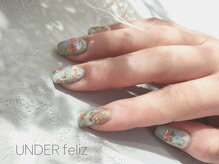 アンダーフェリス ビマユ(UNDER feliz×BIMAYU)/持ち込みデザインフルアート