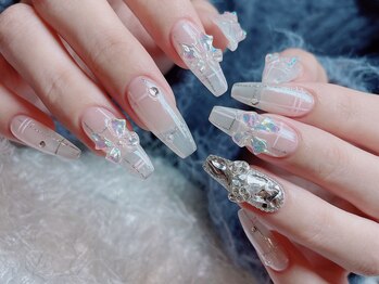 レアネイル 新宿(le'a nail)/チェックネイル