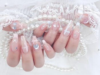 リンネイル 新大久保店(Rin Nail)/#待ち込みデザインOK　#付け放題