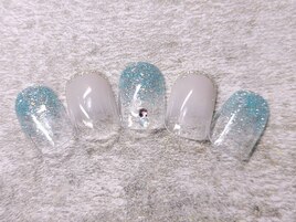 キラフラッシュネイル