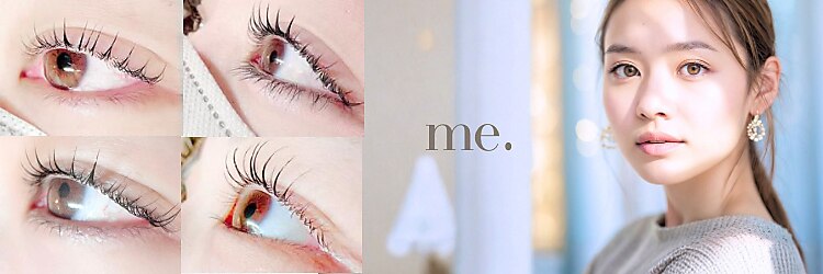 メー(me.)のサロンヘッダー