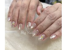 エムジーネイル(Mg Nail)/押し花ネイル