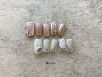 フラワーネイル/ レース