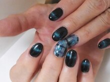 ミーナネイル(miinanail)/マグネットチェックネイル