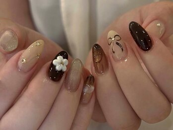 アイコニックネイル(Iconic Nail)の写真/【シンプル持ち込みデザイン¥7290~/マグネットorミラーネイル¥4480】仕事柄派手にできない方にもおすすめ♪