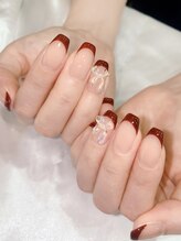 エクラ(eclat)/秋のフレンチネイル☆