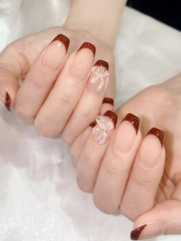 エクラ(eclat)/秋のフレンチネイル☆