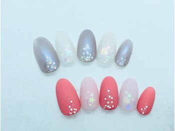 ブリオン 六本松店(Bullion)/キラキラホロネイル