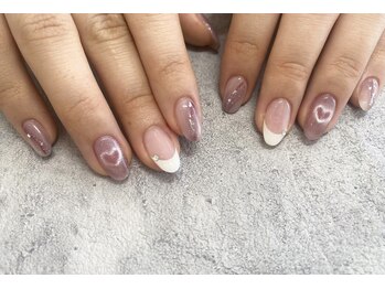 ハートマグネットネイル