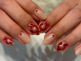 チェックネイル