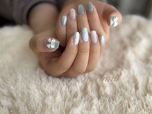 ミエネイル(mie_nail)の雰囲気（お爪に優しいベースフィルインでのオフをしております。）